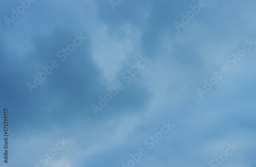 Abstract background of blue sky in cloudy weather.