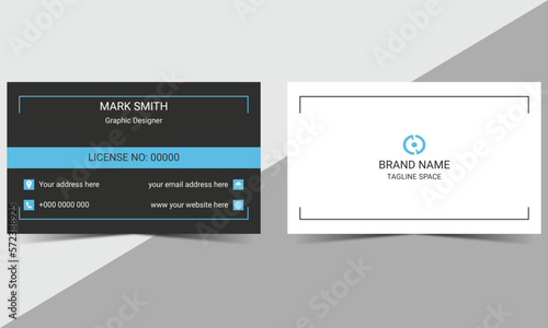 simple & minimal business card template
