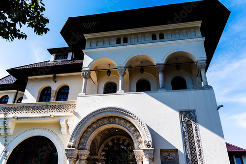 Historical building in the Cotroceni neighbourhood. Bucharest, Romania. photo