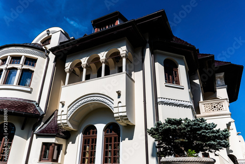 Historical building in the Cotroceni neighbourhood. Bucharest, Romania. photo