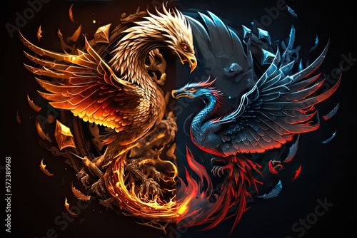 dragon and phoenix Generative Ai
