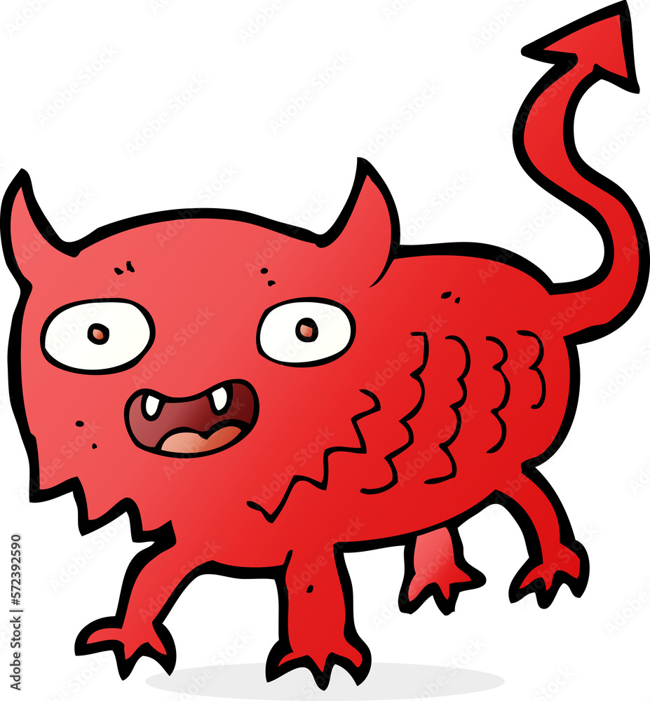 cartoon little demon cartoon little demon