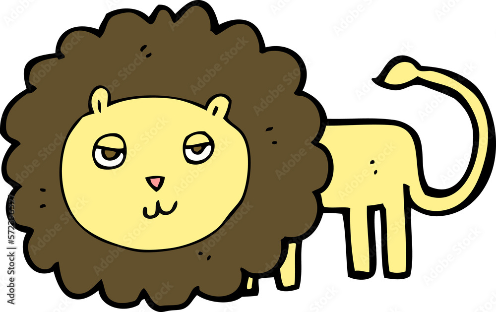 cartoon lion cartoon lion