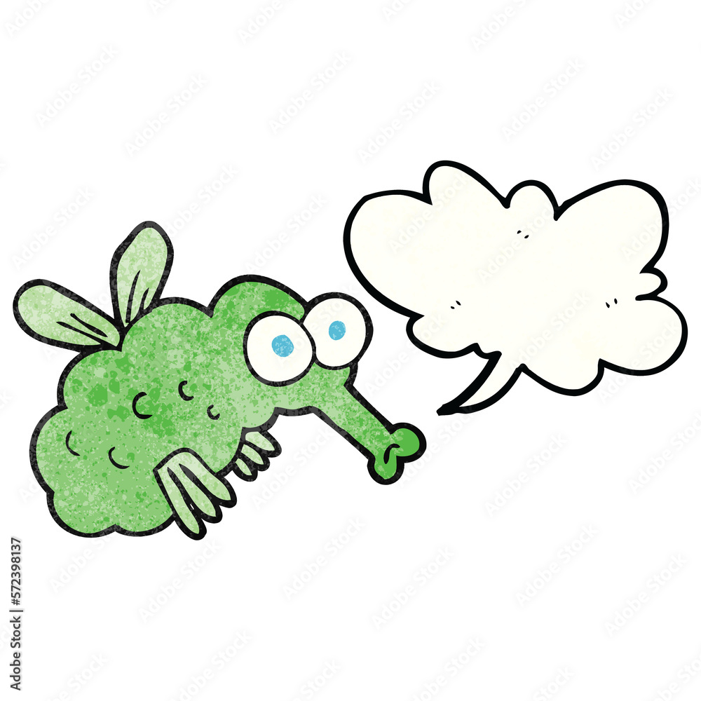 speech bubble textured cartoon fly speech bubble textured cartoon fly