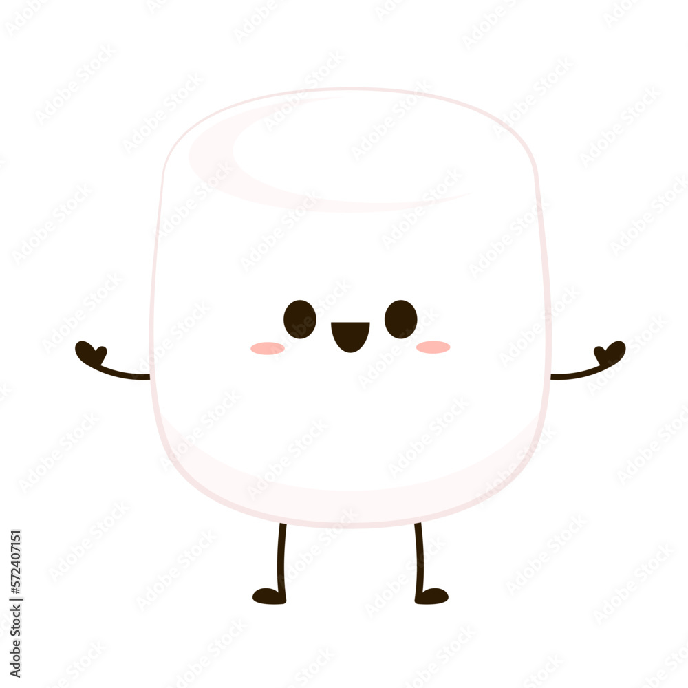White Marshmallow cartoon. marshmallow character design. Marshmallow vector. White Marshmallow cartoon. marshmallow character design. Marshmallow vector.