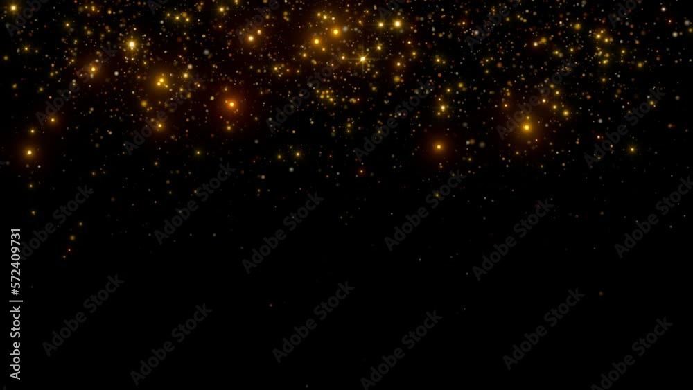 sparkling stars particle light rain background