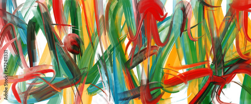 Fototapeta Naklejka Na Ścianę i Meble -  Oil painting abstract background, creative hand drawn illustration, brush stroke, wallpaper for print with watercolour splashes