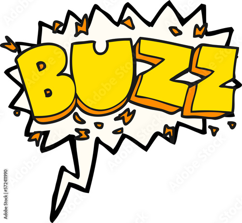 speech bubble cartoon buzz symbol photo