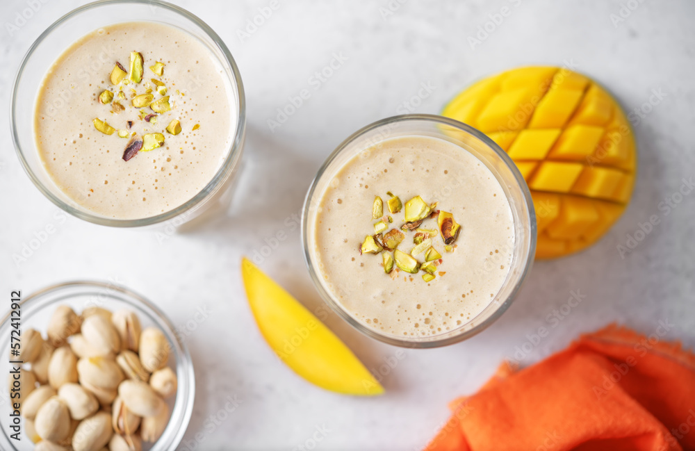 Mango lassi. Indian drink Mango lassi. Indian drink