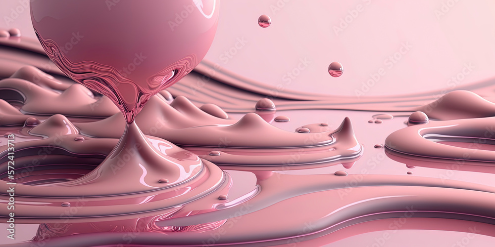 abstract pink shapes, modern abstract liquid background with pink pastel color abstract pink shapes, modern abstract liquid background with pink pastel color