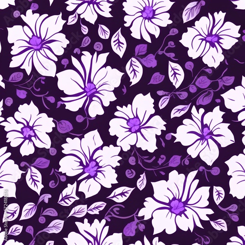 Floral Pattern, Generative AI Illustration