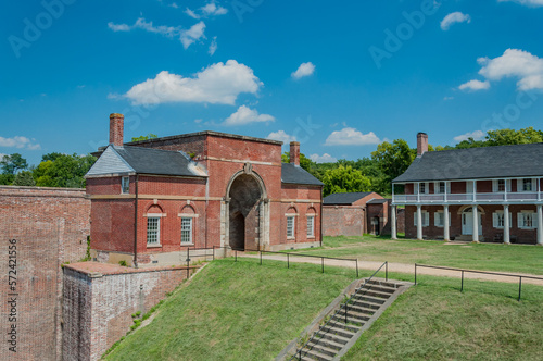 Fort Washington on a Beautiful August Day, Maryland USA, Fort Washington, Maryland