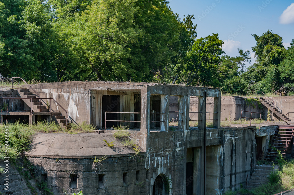 20th Century Gun Battery, Fort Washington Park Maryland USA, Fort Washington, Maryland 20th Century Gun Battery, Fort Washington Park Maryland USA, Fort Washington, Maryland