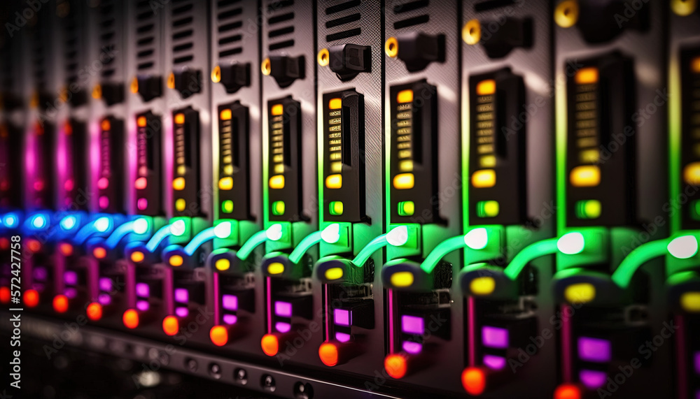Server, Server Room, Generative AI, Illustration Server, Server Room, Generative AI, Illustration
