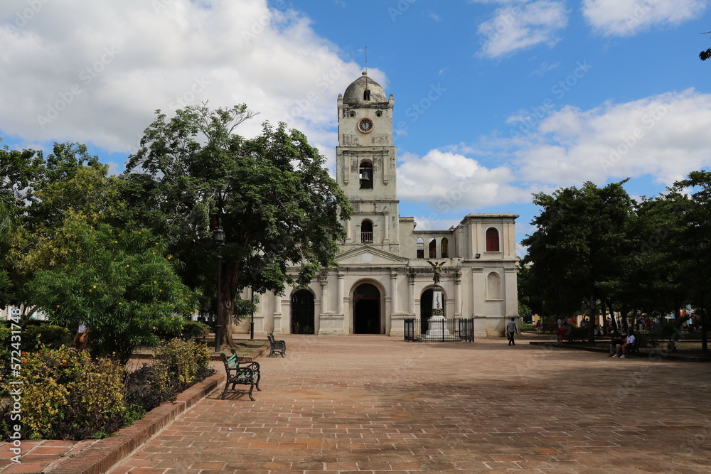 Way to Cathedral in Holguin in Cuba