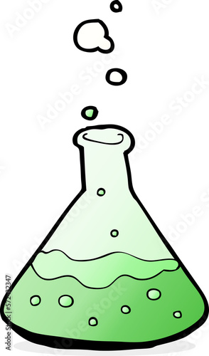 cartoon science chemicals