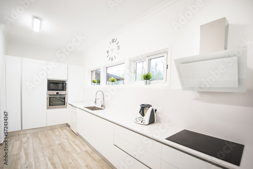 perfectly equipped modern kitchen in a home