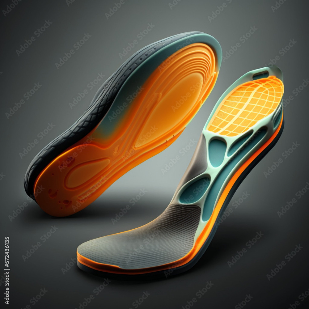 Obraz premium Shoe insole. Generative AI.