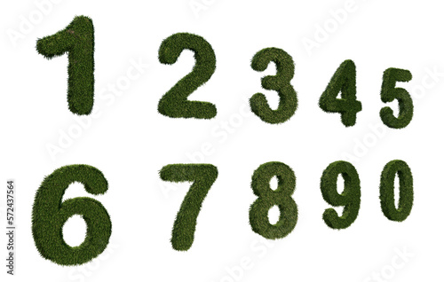 3D RENDERING NUMBERS FROM GRASS