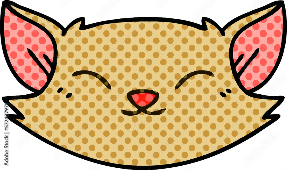 quirky comic book style cartoon cat quirky comic book style cartoon cat