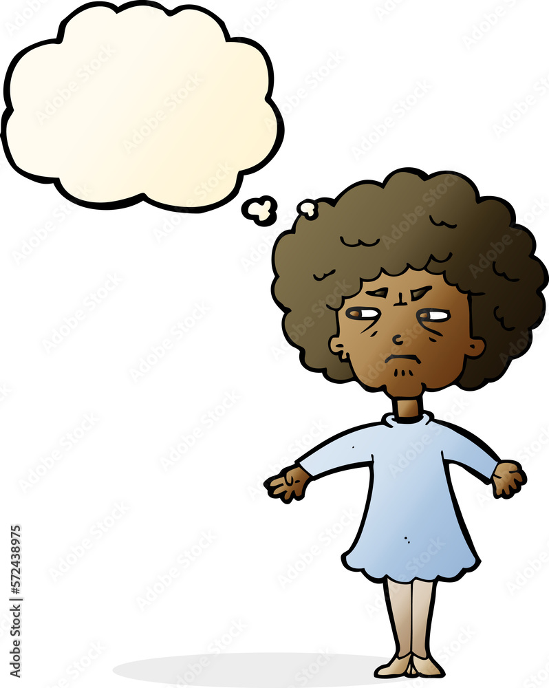 cartoon bitter old woman with thought bubble cartoon bitter old woman with thought bubble