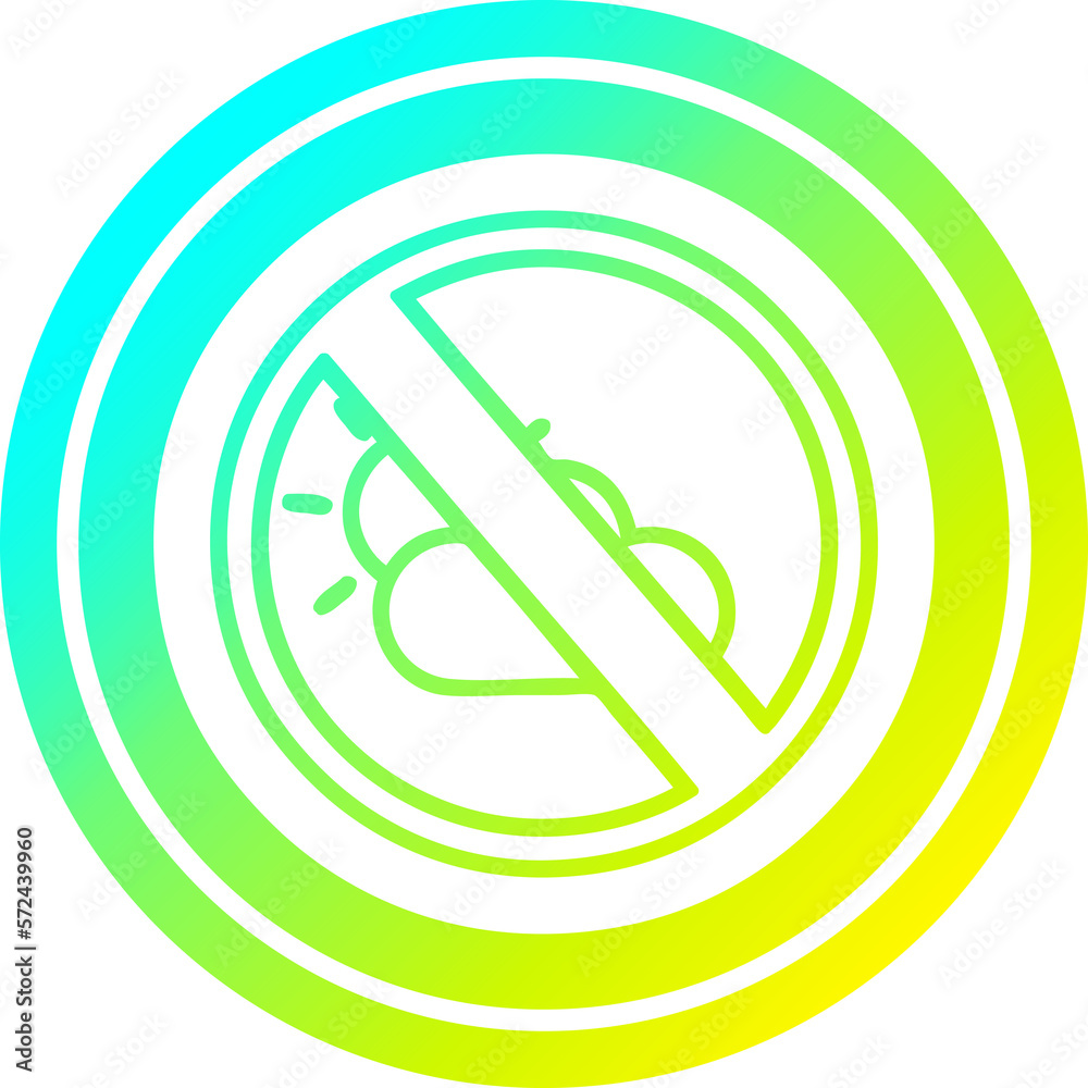 no weather circular in cold gradient spectrum no weather circular in cold gradient spectrum