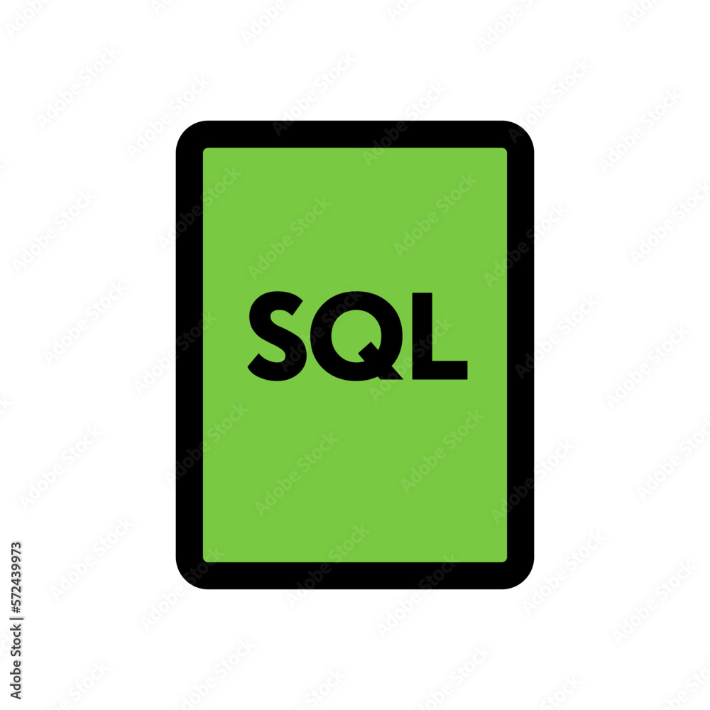 SQL file icon line isolated on white background. Black flat thin icon on modern outline style. Linear symbol and editable stroke. Simple and pixel perfect stroke vector illustration. SQL file icon line isolated on white background. Black flat thin icon on modern outline style. Linear symbol and editable stroke. Simple and pixel perfect stroke vector illustration.