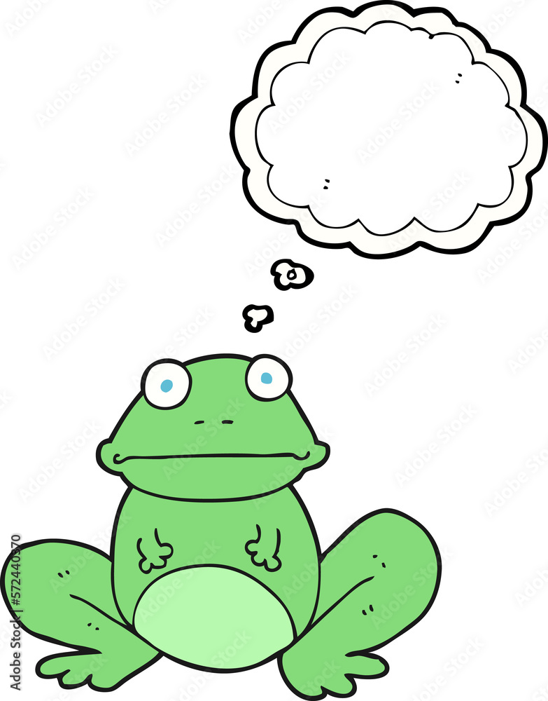 thought bubble cartoon frog thought bubble cartoon frog