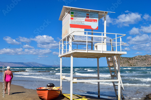 Agia Marina Strand bei Chania, Kreta (Griechenland) photo