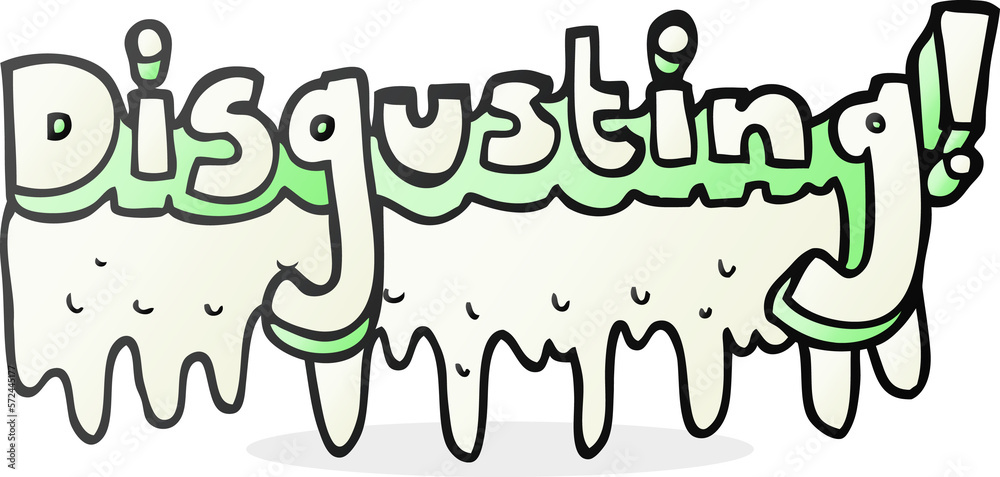 cartoon disgusting symbol cartoon disgusting symbol