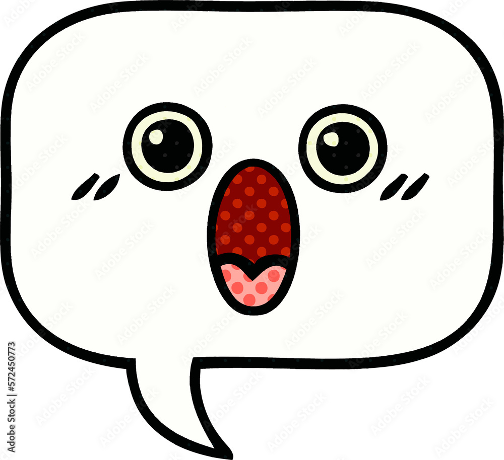 comic book style cartoon speech bubble comic book style cartoon speech bubble