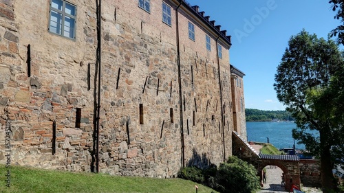 Photography Citadelle de Akershus au centre d'Olso en Norvège, Scandinavie
