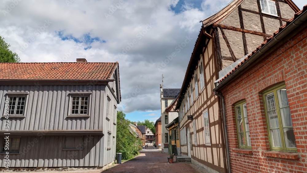 maison ancienne en Norvège, Scandinavie maison ancienne en Norvège, Scandinavie