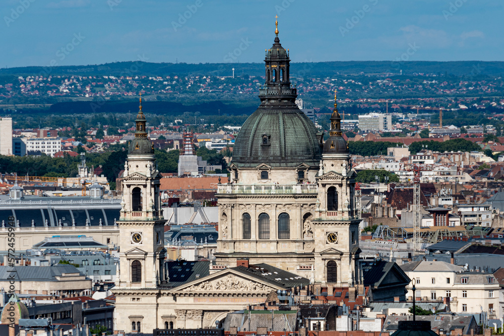 The Saint Stephen Basilica in Downtown Budapest, Hungary, Eastern Europe