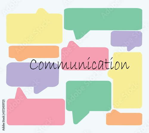 communication bubbles, dialog bubbles