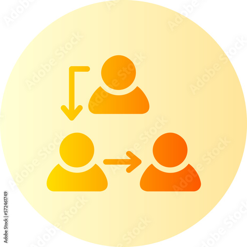 third party gradient icon