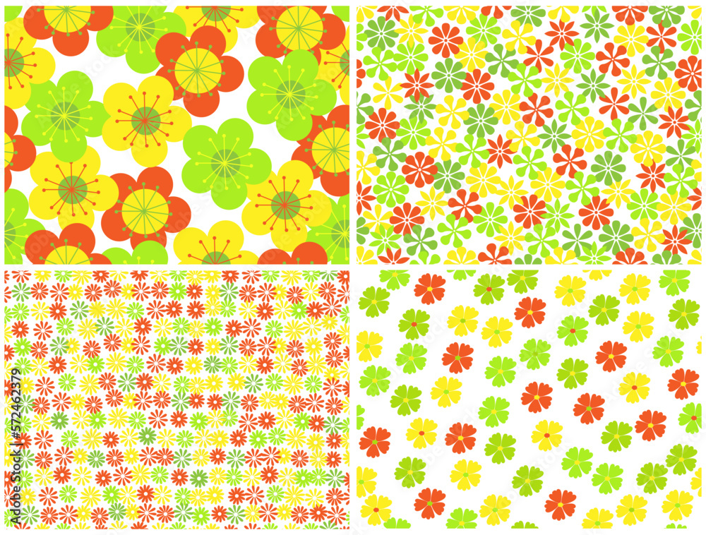 seamless backgrounds with flowers