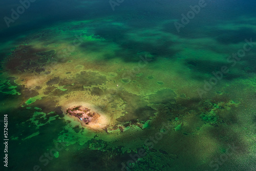 Aerial view on Island in Caribbeans © Andriy Stefanyshyn