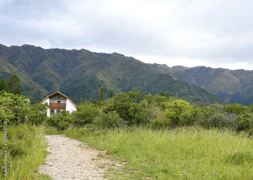 monastery in the mountains of san luis