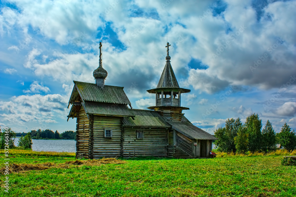 Russian monument of architecture of Kizhi