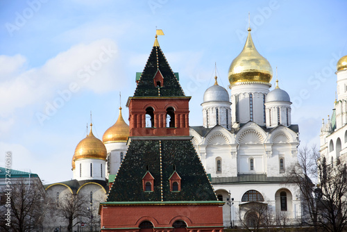 Obraz na płótnie Moscow Kremlin architecture, popular landmark. w salonie