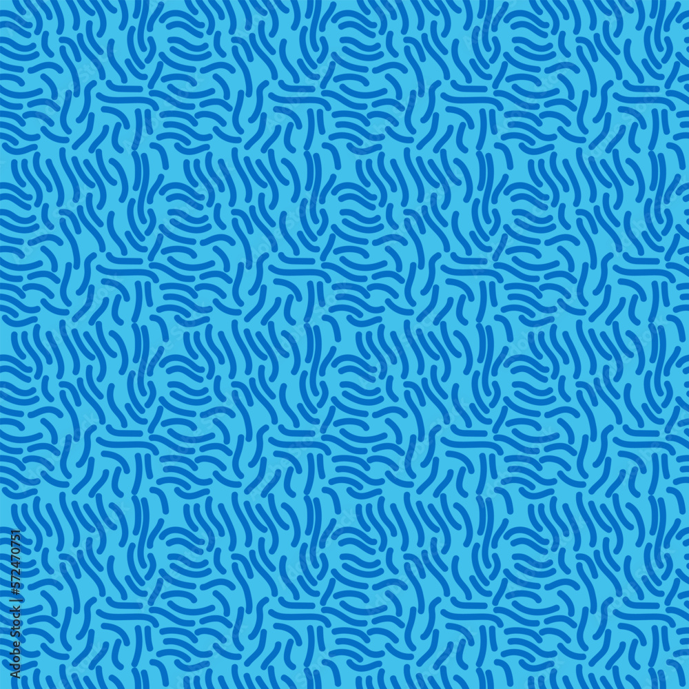 Blue abstract minimal seamless repeat pattern.