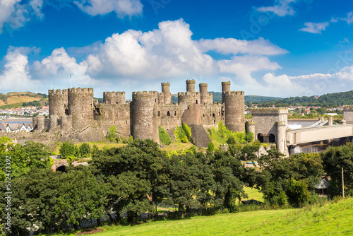 Conwy Castle in Wales photo