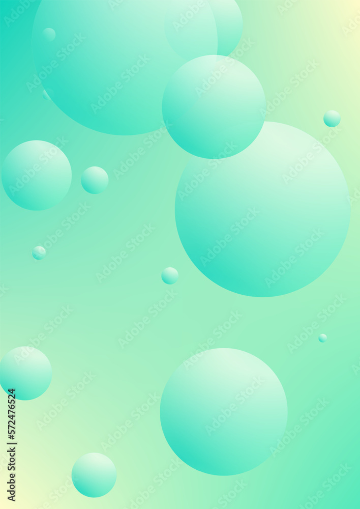 Cover fluid with round shapes Cover fluid with round shapes
