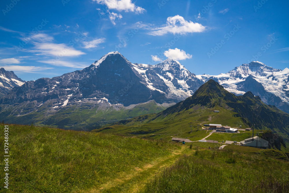 swiss mountains in the summer swiss mountains in the summer
