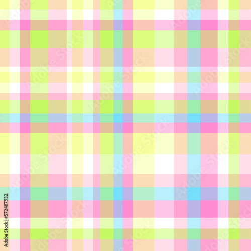 Colorful checkered pattern. Seamless abstract texture with many lines. Geometric colored wallpaper with stripes. Print for flyers, shirts and textiles. Doodle for design