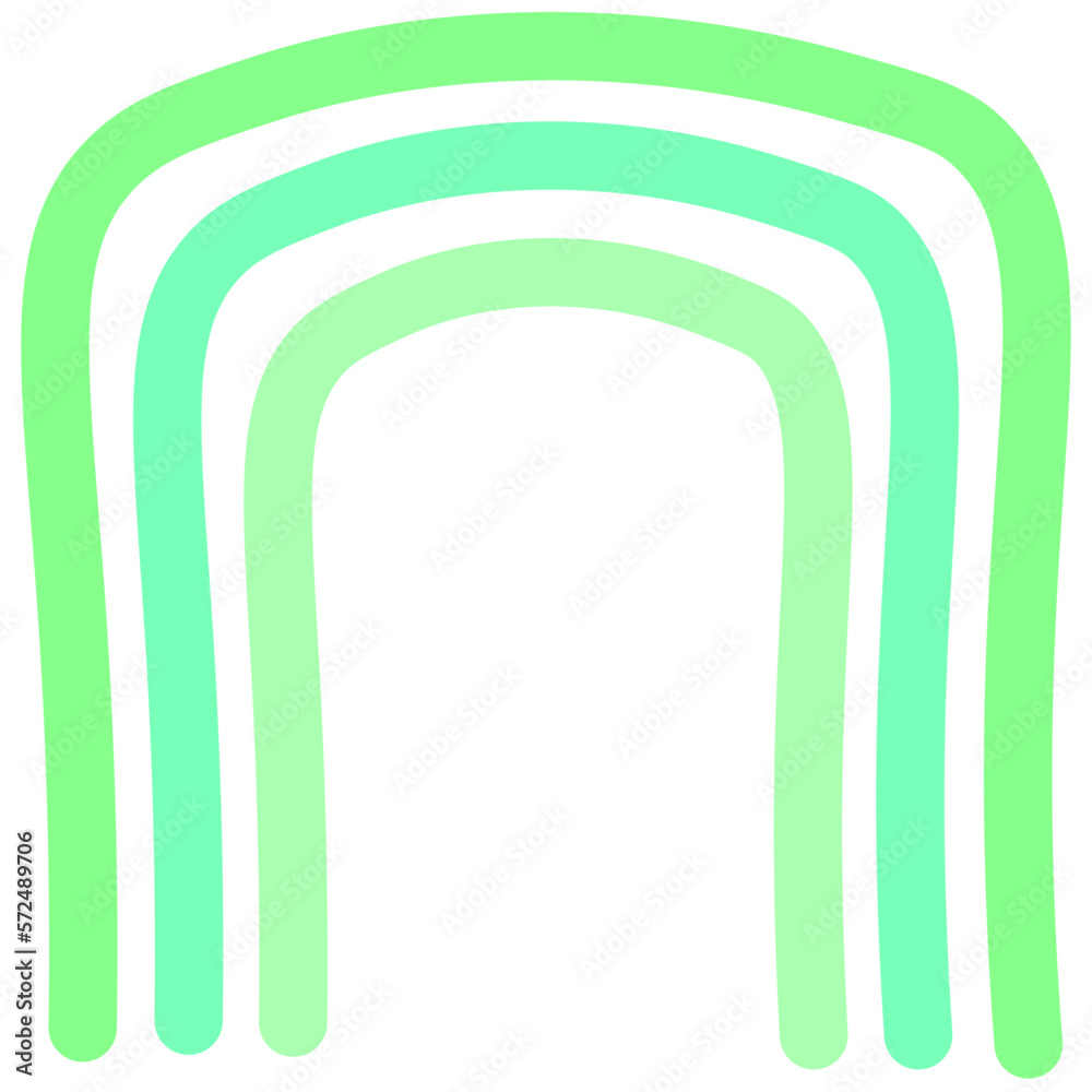 Obraz premium Aesthetic Rainbow