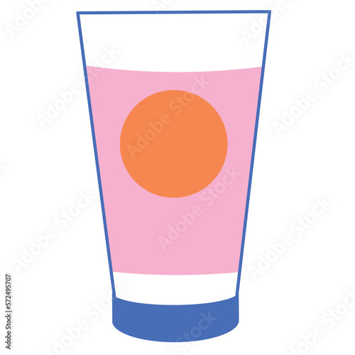 Baby lotion - baby shower baby nursery illustrations