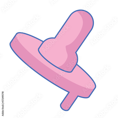Baby Pacifier - baby shower baby nursery illustrations