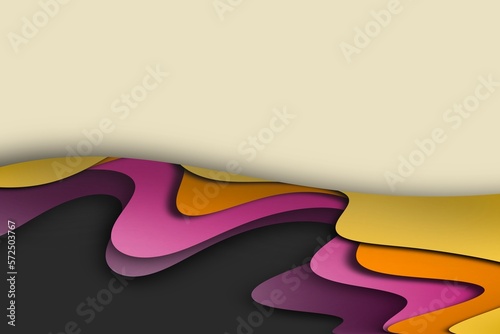 paperart abstract background design